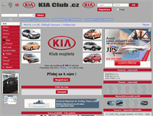 Tablet Screenshot of kiaclub.cz